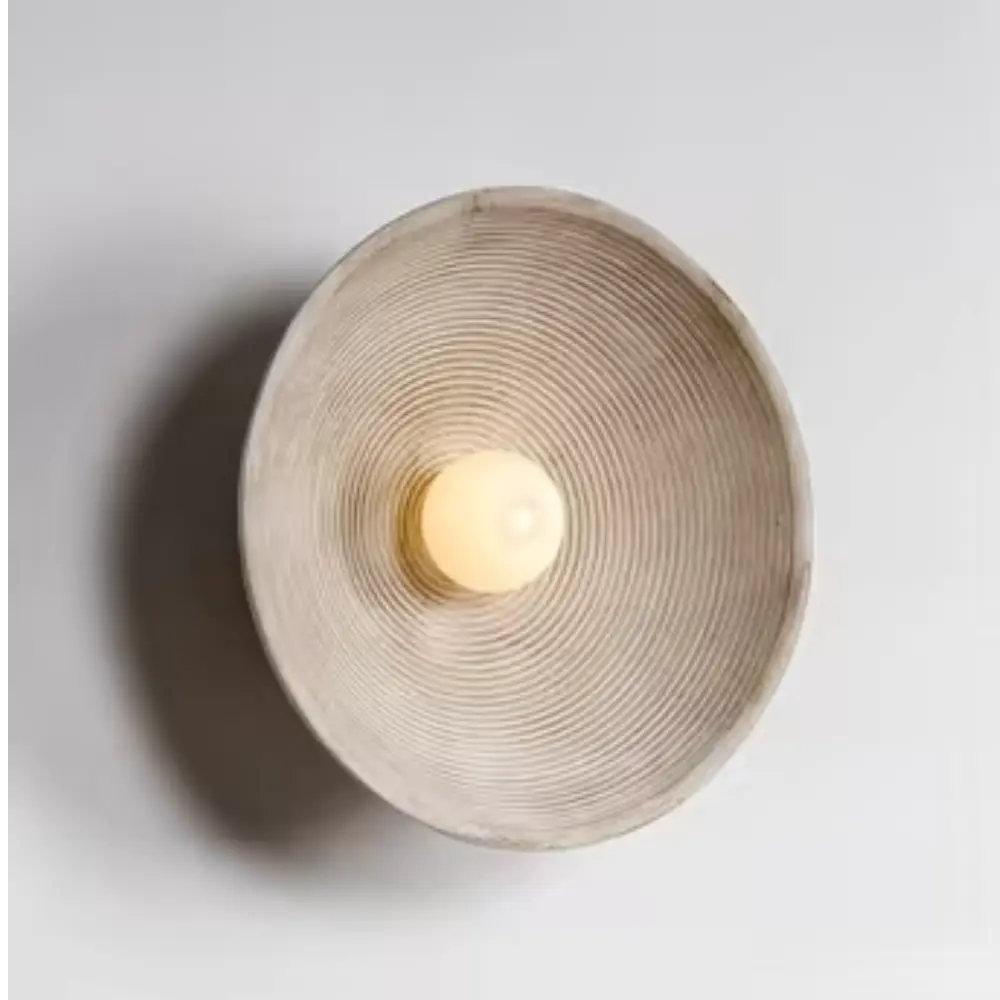 Minimalist Wall Sconce Lighting with Dimmable 10W LED - Organic Design, Warm 3000K Light for Cozy Ambiance 2