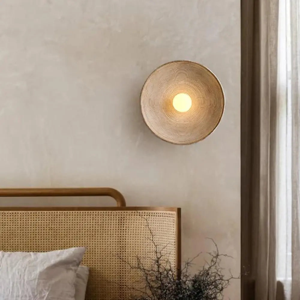 Minimalist Wall Sconce Lighting with Dimmable 10W LED - Organic Design, Warm 3000K Light for Cozy Ambiance 3