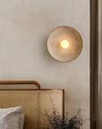 Minimalist Wall Sconce Lighting with Dimmable 10W LED - Organic Design, Warm 3000K Light for Cozy Ambiance 3