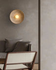 Minimalist Wall Sconce Lighting with Dimmable 10W LED - Organic Design, Warm 3000K Light for Cozy Ambiance 4