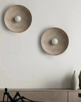 Minimalist Wall Sconce Lighting with Dimmable 10W LED - Organic Design, Warm 3000K Light for Cozy Ambiance 6