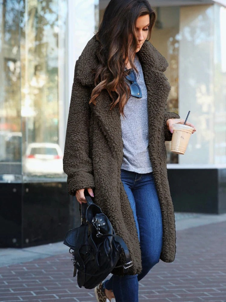 Miranda | Oversized Teddy Winter Coat for Women – Cozy and Stylish 4
