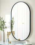 MirrorLuxe - Elegant Oval Reflection 3