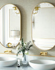 MirrorLuxe - Elegant Oval Reflection 6