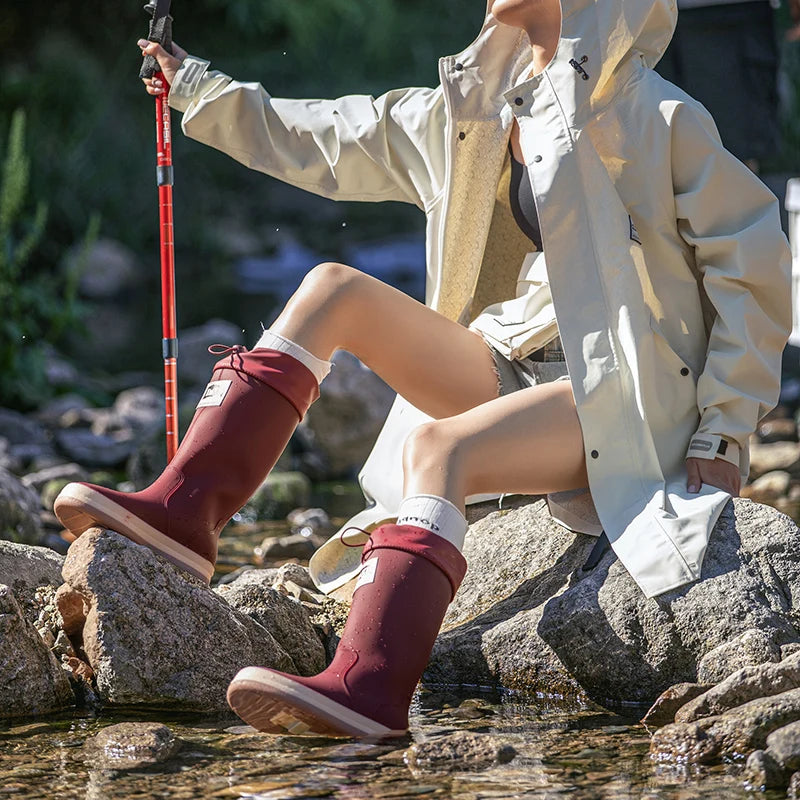 MistyStep | Stylish Lightweight Waterproof Rubber Rain Boots for Women 3