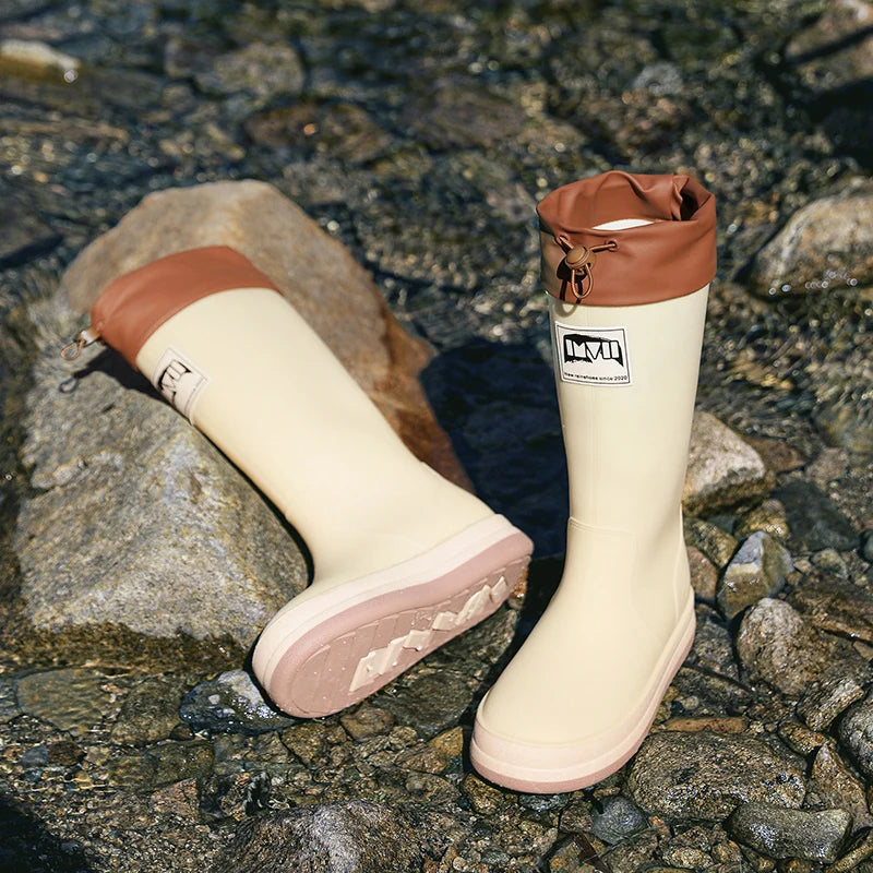 MistyStep | Stylish Lightweight Waterproof Rubber Rain Boots for Women 6