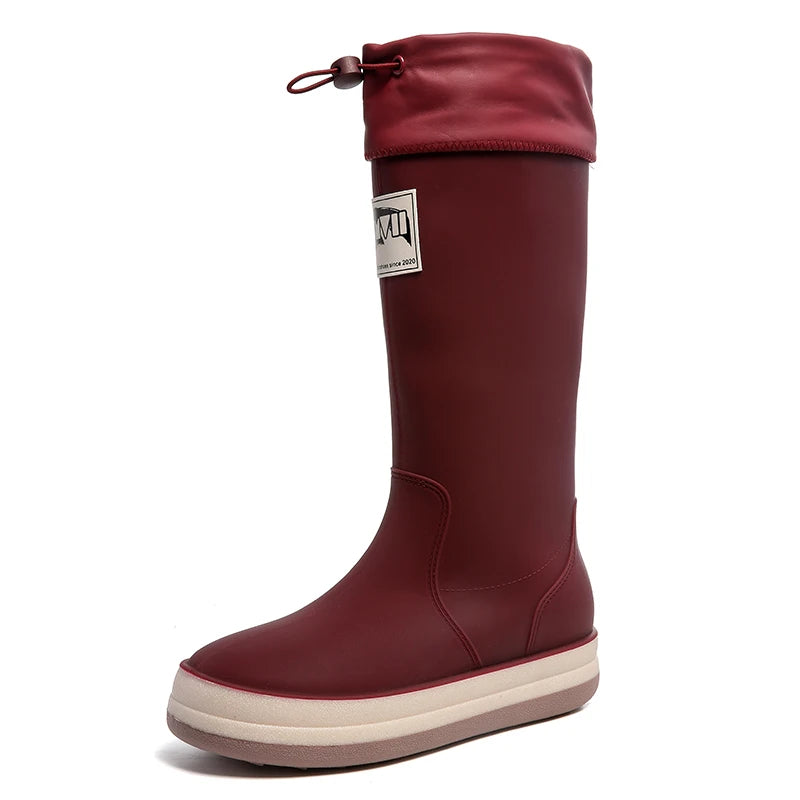 MistyStep | Stylish Lightweight Waterproof Rubber Rain Boots for Women 9
