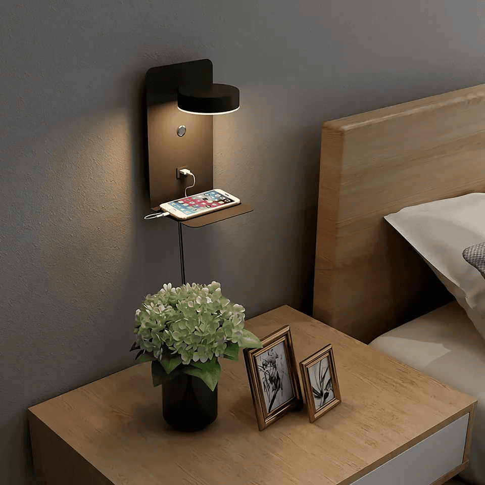Modern LED Night Light with Soft Glow – Elegant Bedroom Lamp for Relaxation and Ambiance 0