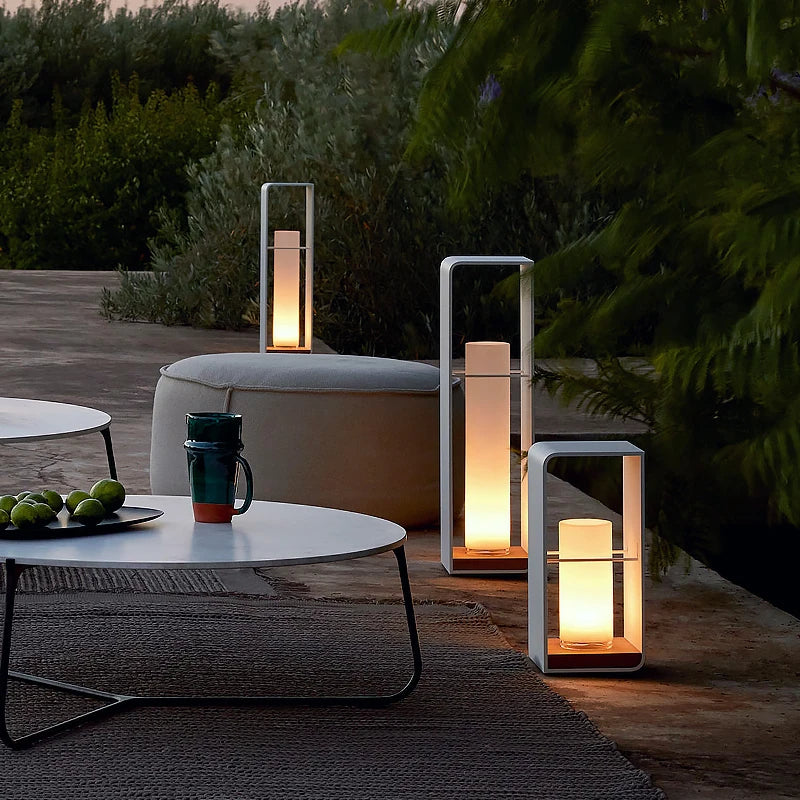 Modern Stainless Steel Solar Garden Lights - Waterproof Outdoor Light Fixtures 3