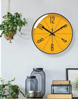 Modern Wall Clock in Black - Minimalist Nordic Design for Home and Office Decor 1