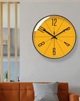 Modern Wall Clock in Black - Minimalist Nordic Design for Home and Office Decor 2