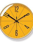 Modern Wall Clock in Black - Minimalist Nordic Design for Home and Office Decor 5