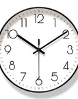 Modern Wall Clock in Black - Minimalist Nordic Design for Home and Office Decor 7
