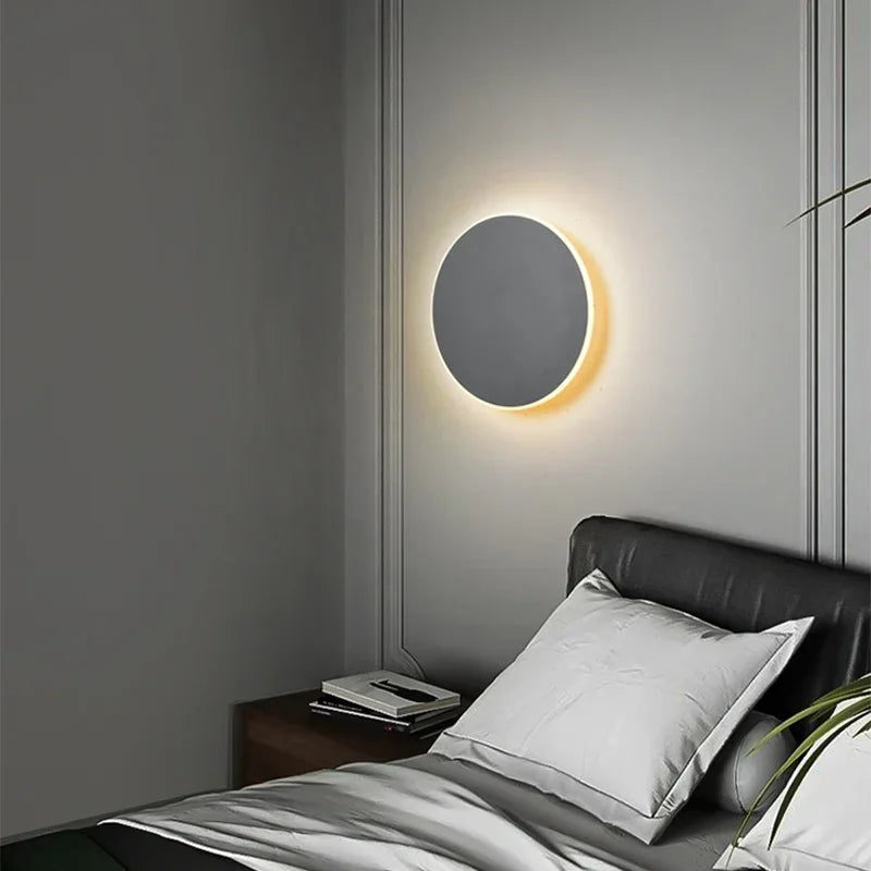 Modern Wall Light Circular LED Energy-Efficient Aluminium Sconce 10