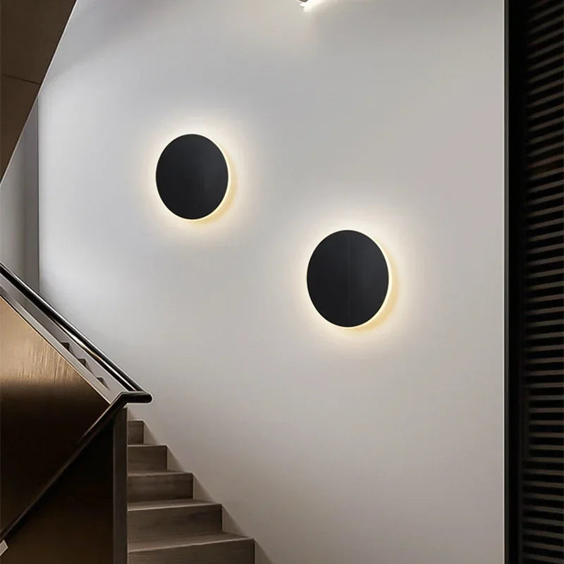 Modern Wall Light Circular LED Energy-Efficient Aluminium Sconce 3
