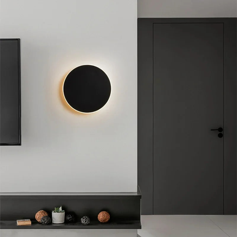 Modern Wall Light Circular LED Energy-Efficient Aluminium Sconce 4