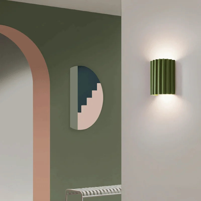 Modern Wall Sconce Light Artistic Resin LED Fixture for Living Room Bedroom 2