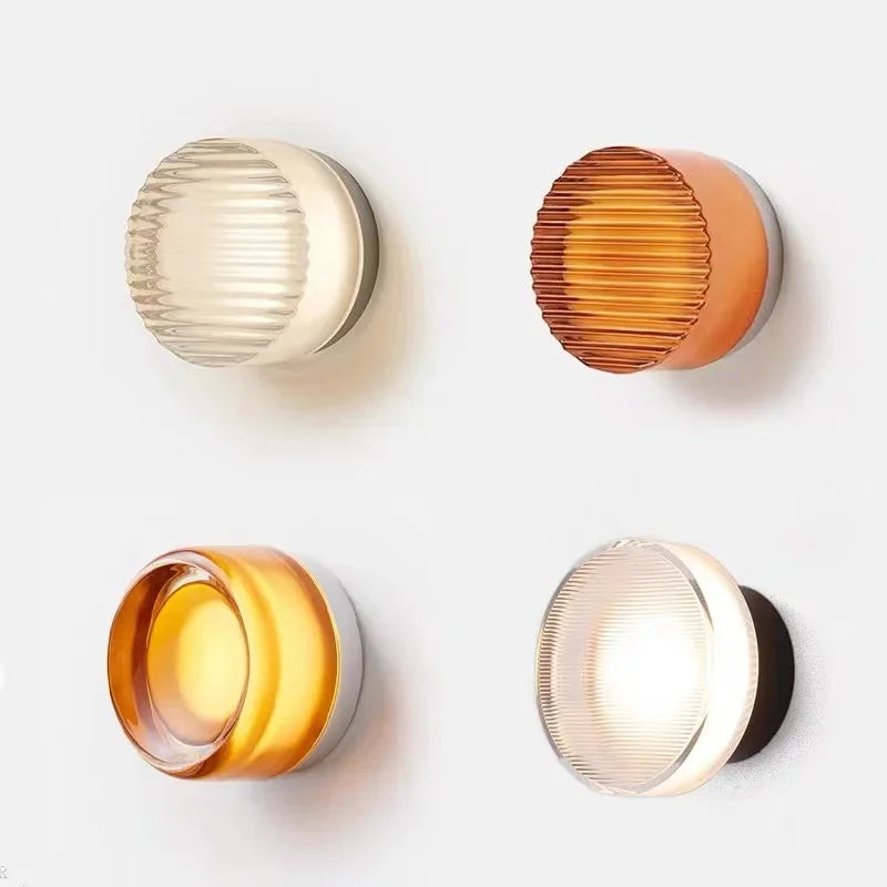 Modern Wall Sconce Lighting Circular Design LED Metal 15W 5