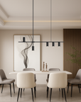 MonoGlow | Minimalist Black Kitchen Hanging Lamp 0