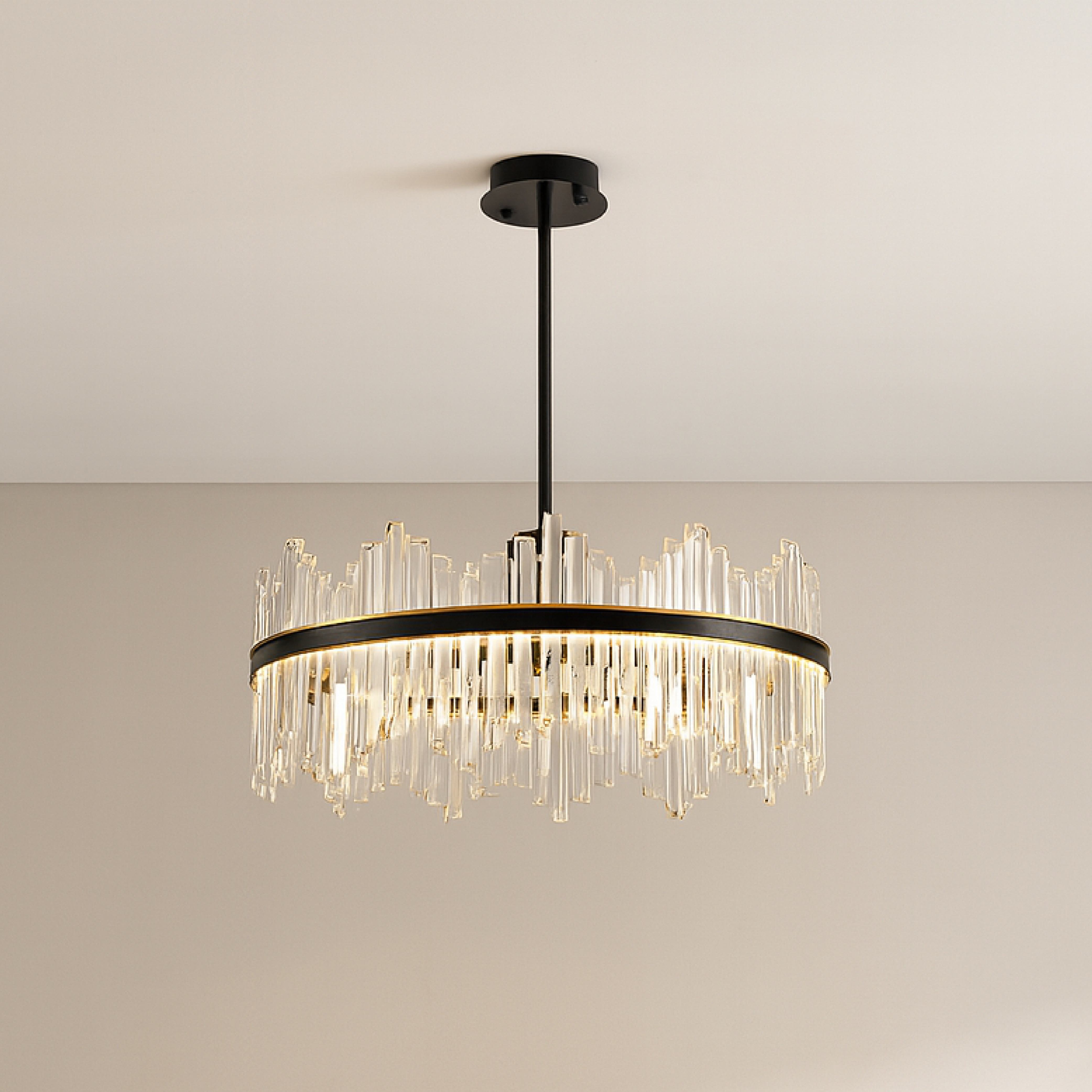 MonteLume | Modern Crystal Black Chandelier Terri 5