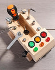 Montessori Busy Board - Interactive Educational Toy for Fine Motor Skills & Cognitive Development, 3-12 Years 2