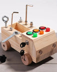 Montessori Busy Board - Interactive Educational Toy for Fine Motor Skills & Cognitive Development, 3-12 Years 5