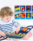 Montessori Educational Book for Kids – Interactive Felt Learning Tool for Motor Skills Development 1