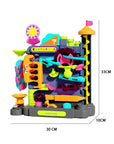 Montessori Educational Toy - Multi-Layer Rolling Ball Track for Interactive Learning, Ideal Learning Toy for 3-5 Year Olds 2