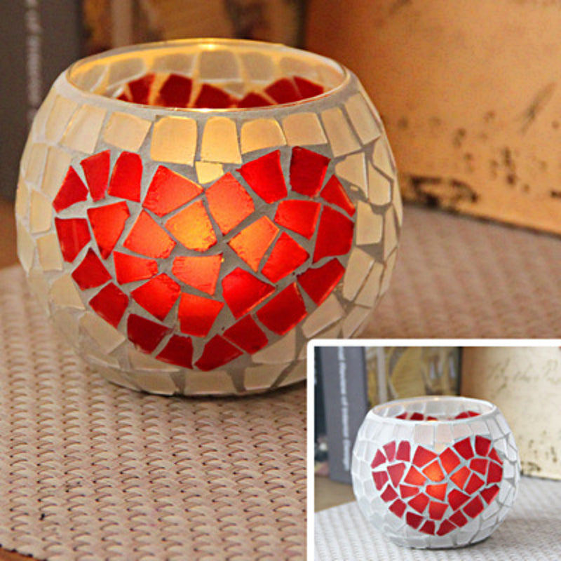 MosaicGlow | Elegant Handcrafted Glass Tealight Holder 14