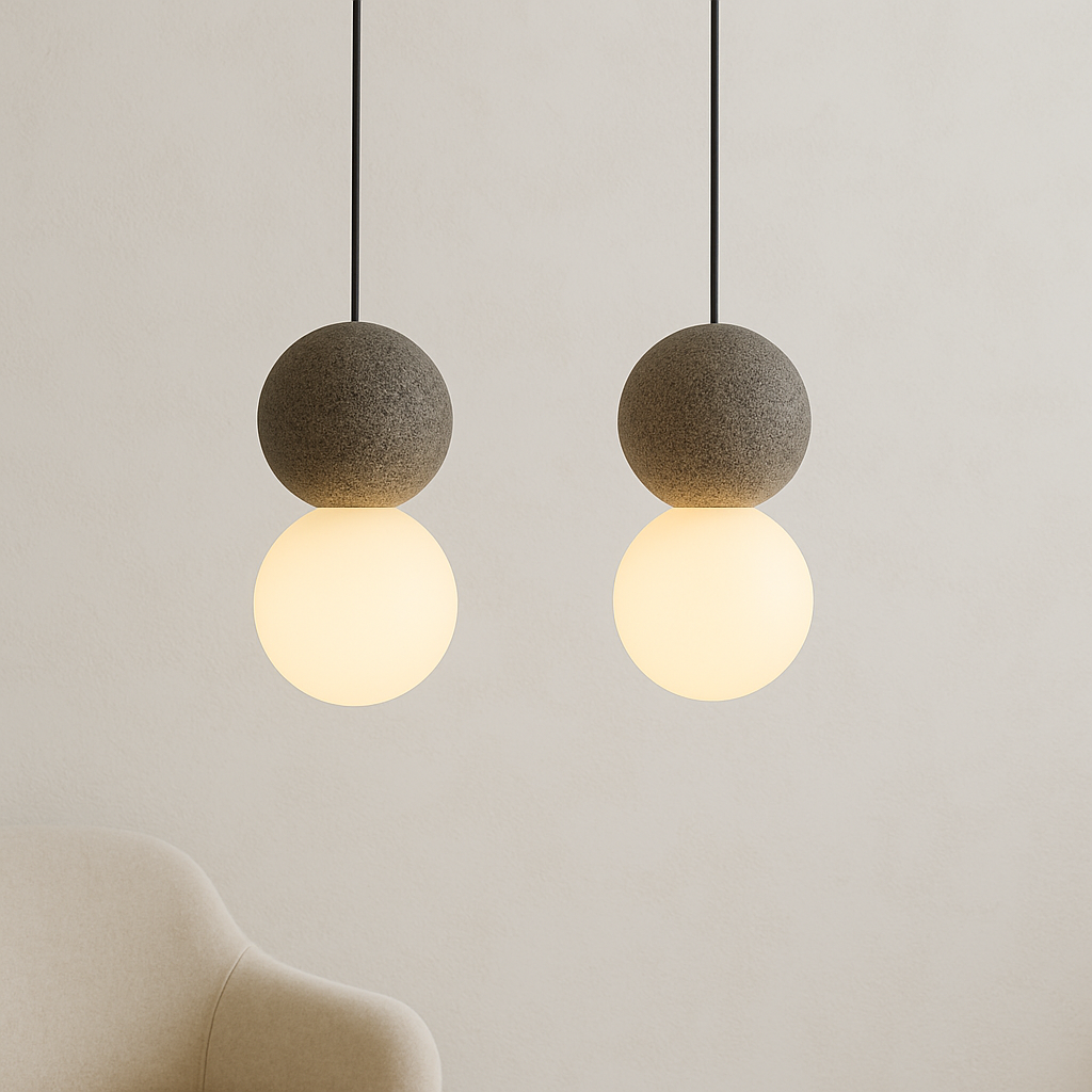 Movia | Elegant Obsidian Pendant Lamp 6