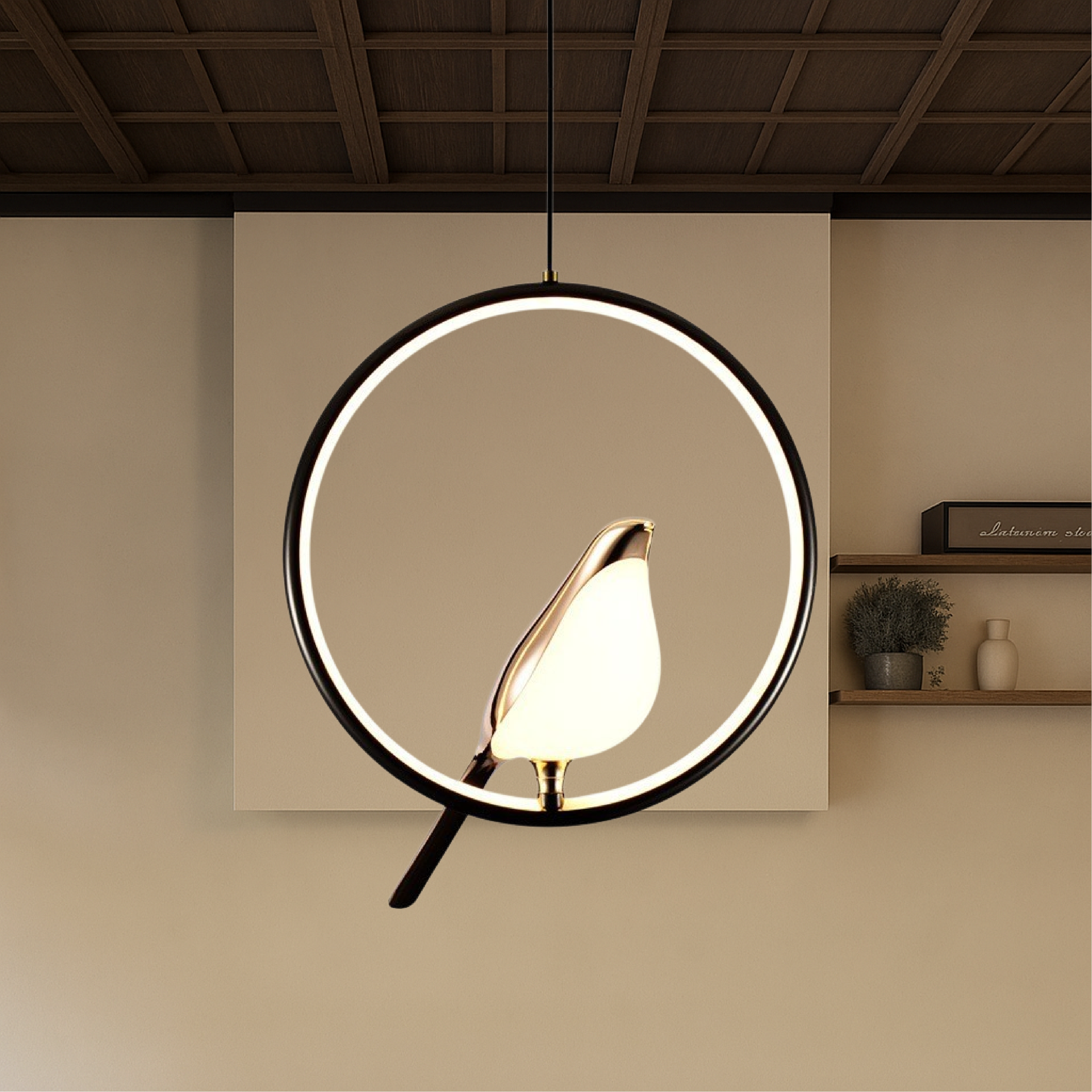 MrBird | Glowing Hanging Lamp for Elegant Interiors 0
