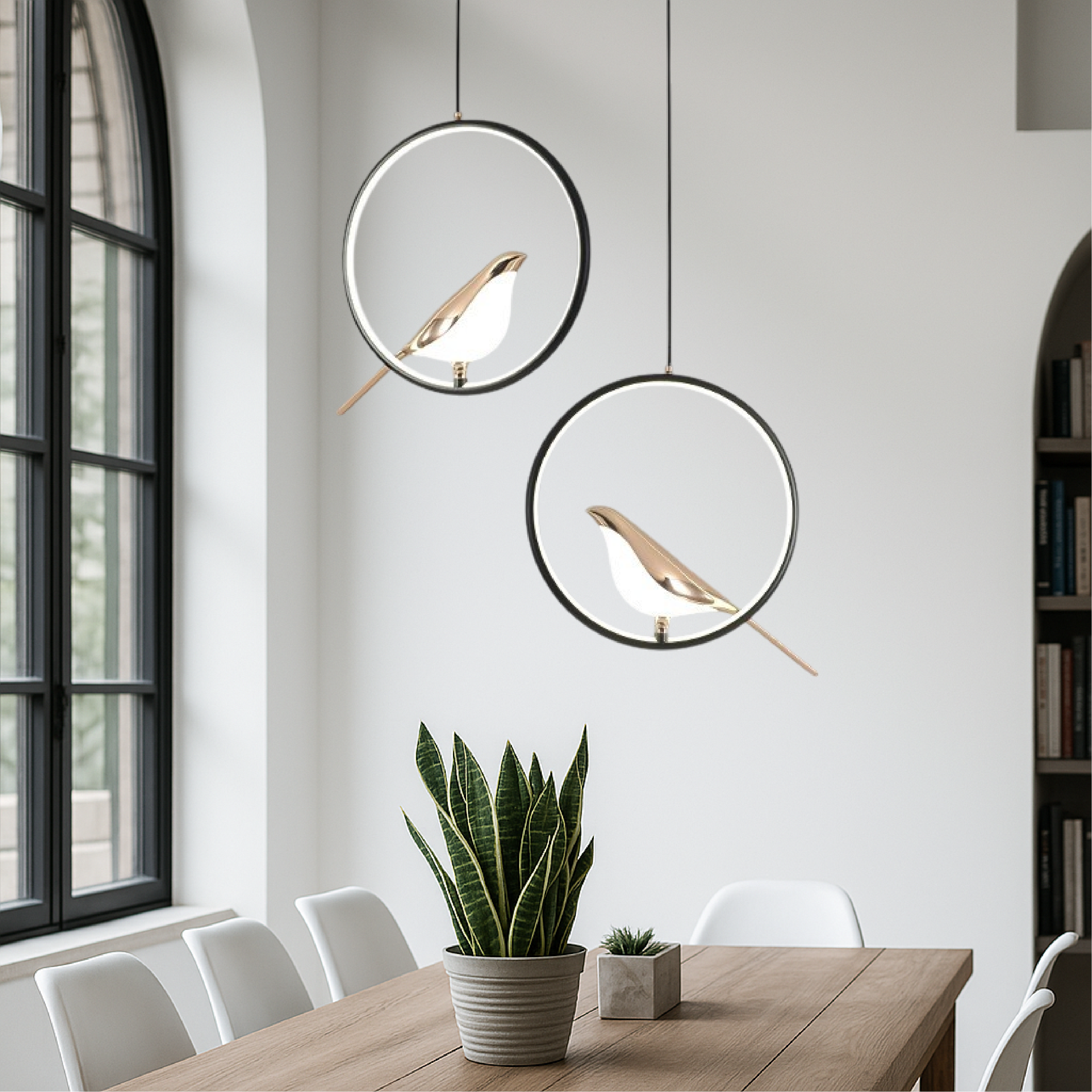 MrBird | Glowing Hanging Lamp for Elegant Interiors 3