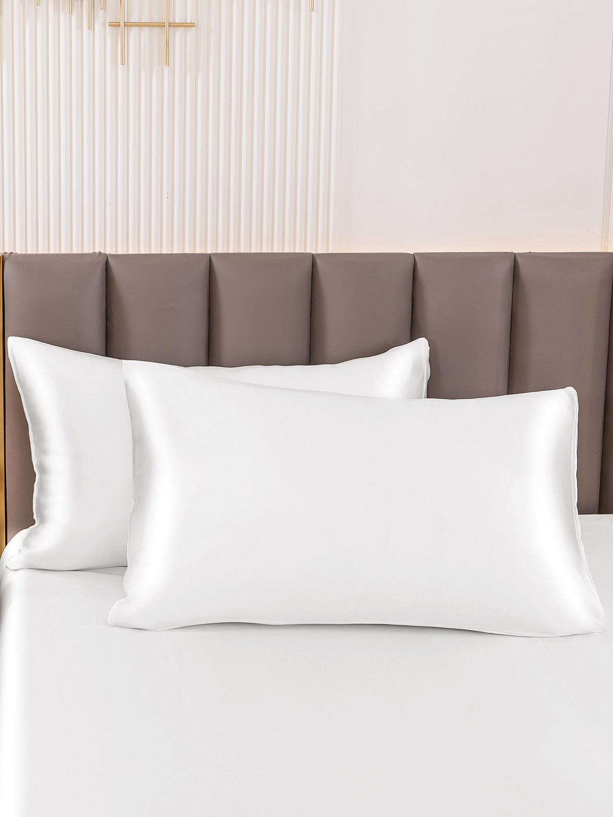 Mulberry Silk Pillowcase Set, 30 Momme 100% Silk Pillow Cases with Hidden Zipper - Best for Hair and Skin, Luxurious Comfort 0