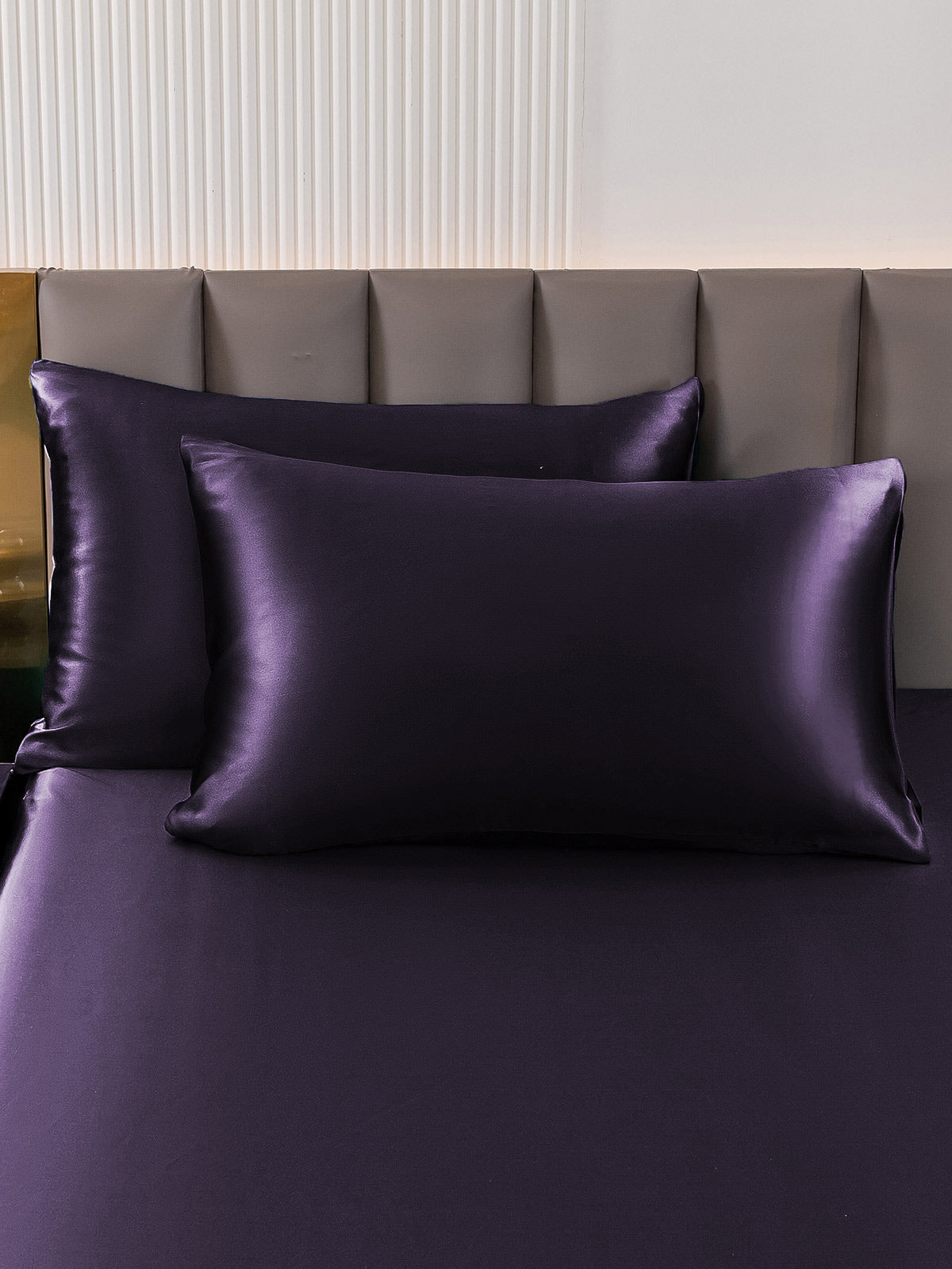 Mulberry Silk Pillowcase Set, 30 Momme 100% Silk Pillow Cases with Hidden Zipper - Best for Hair and Skin, Luxurious Comfort 8