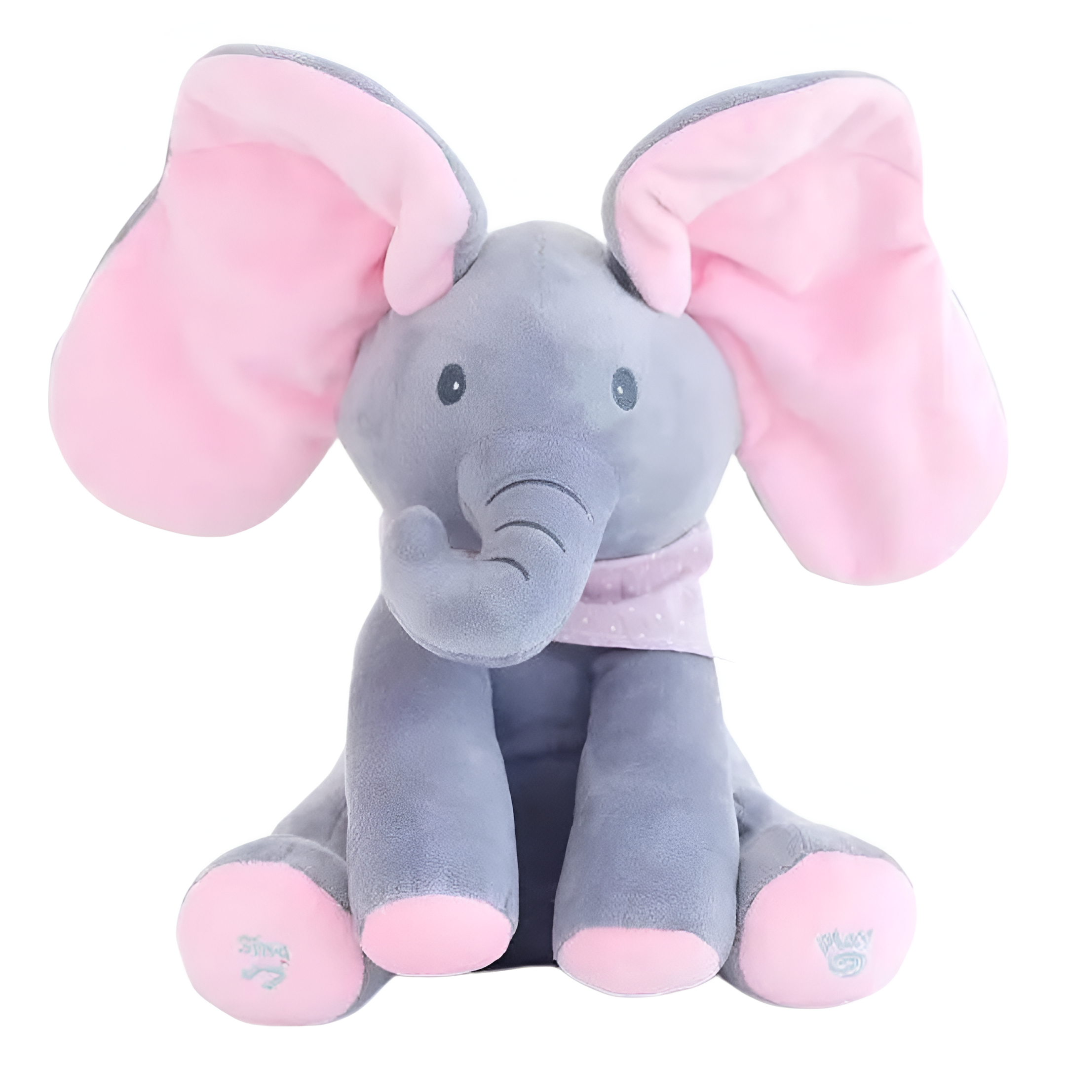 Musical Plush Elephant – Cuddly Stuffed Animal with Moving Features for Children 0
