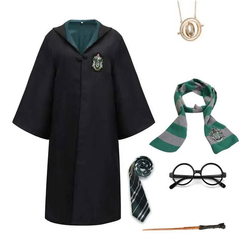 MysticRobe | Enchanting Wizard Costume Set with Cloak, Wand, and Accessories 7