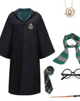 MysticRobe | Enchanting Wizard Costume Set with Cloak, Wand, and Accessories 7