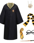 MysticRobe | Enchanting Wizard Costume Set with Cloak, Wand, and Accessories 8