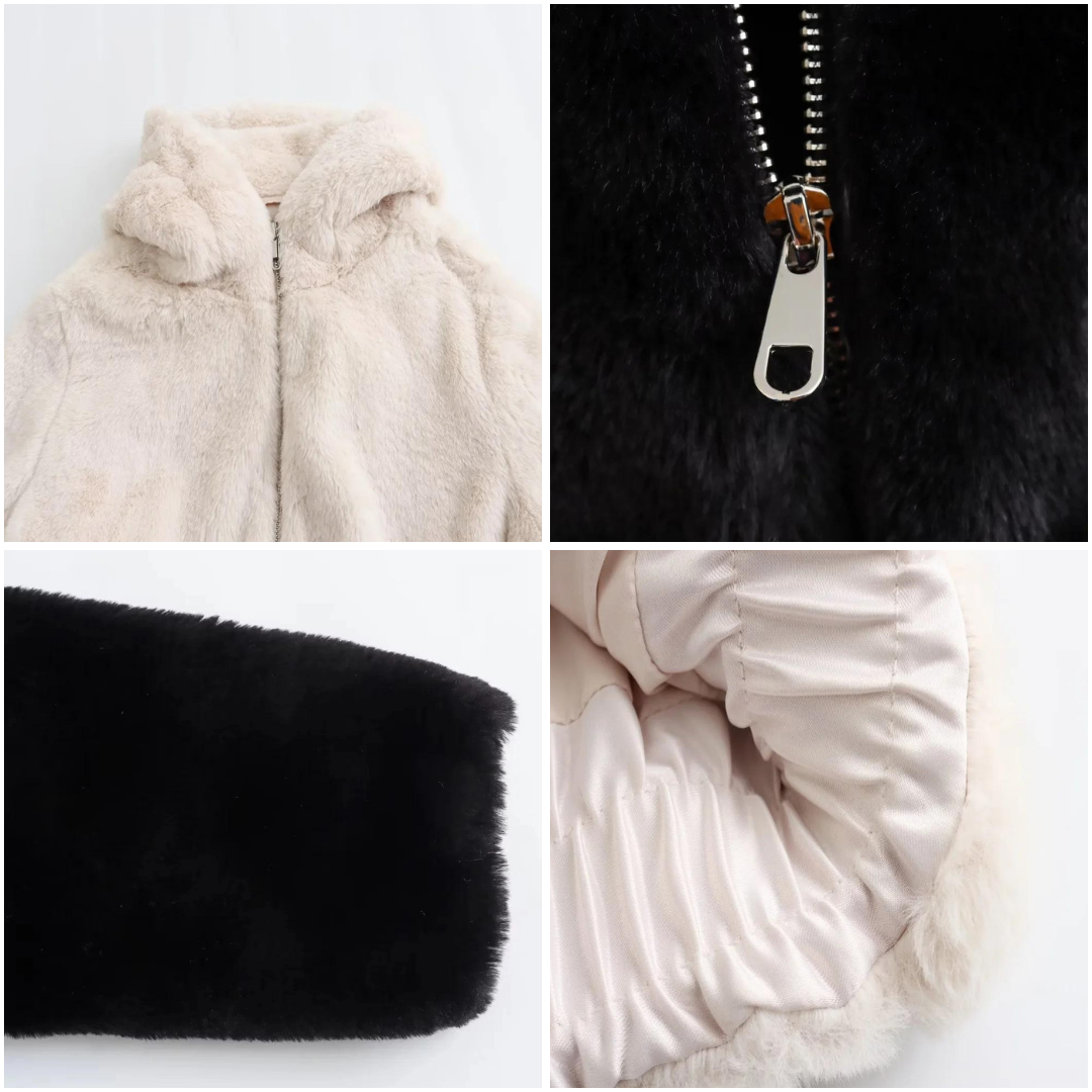 Natalia | Women&#39;s Elegant Faux Fur Winter Jacket 8
