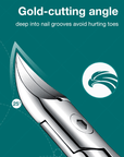 NaturaClip | Ergonomic Durable Stainless Steel Toenail Clipper for Seniors 3