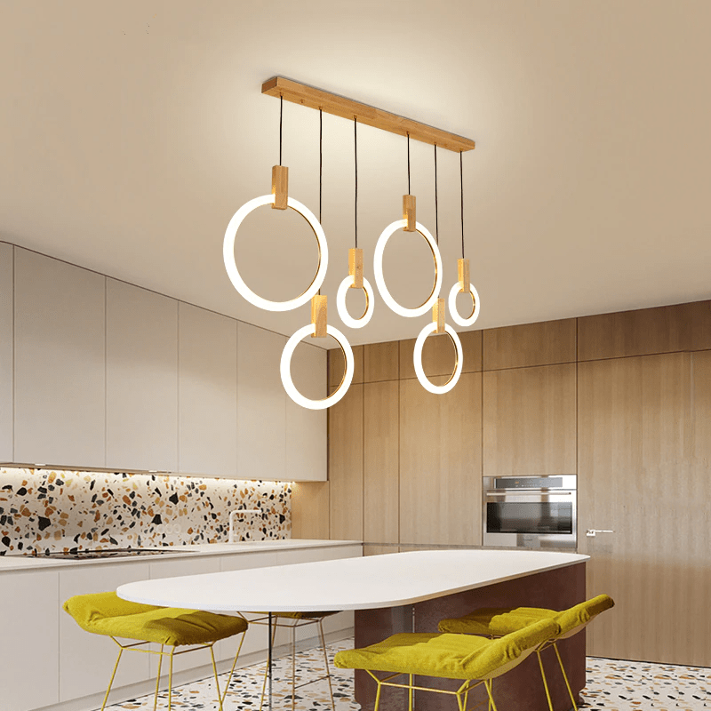 NatureLuxe - Wooden Chandelier for Elegant Illumination 2
