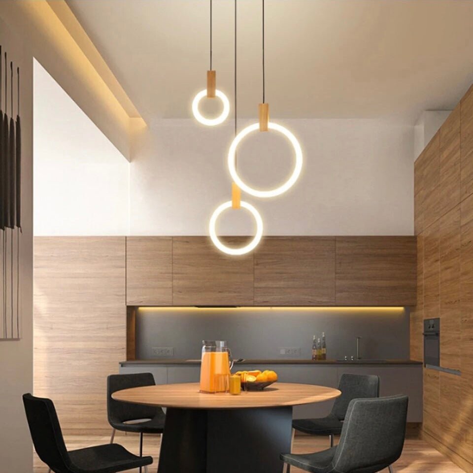 NatureLuxe - Wooden Chandelier for Elegant Illumination 3