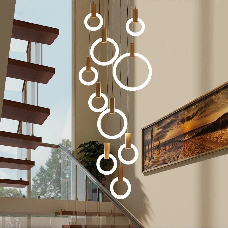 NatureLuxe - Wooden Chandelier for Elegant Illumination 5