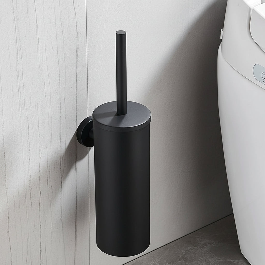 NeatSteel | Stylish Durable Stainless Steel Toilet Brush Set 2