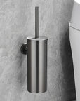 NeatSteel | Stylish Durable Stainless Steel Toilet Brush Set 6