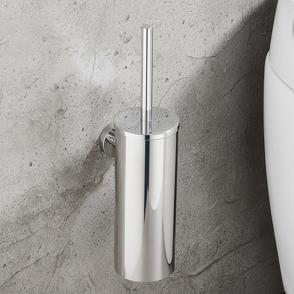 NeatSteel | Stylish Durable Stainless Steel Toilet Brush Set 9