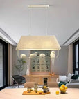 NestAura | Elegant Scandinavian Rattan Pendant Lighting Fixture 4