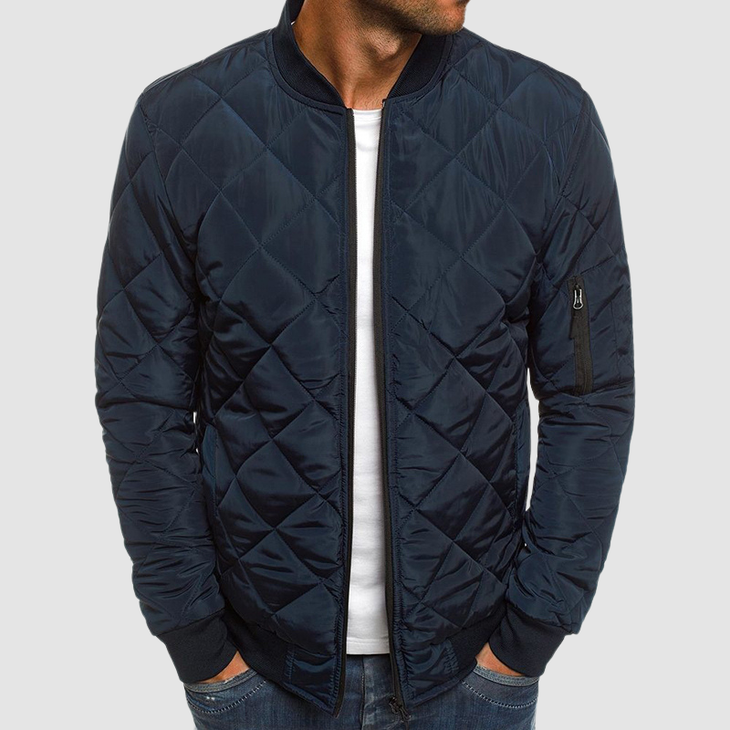 Niels | Breathable Autumn Bomber Jacket for Men with Light Padding 1