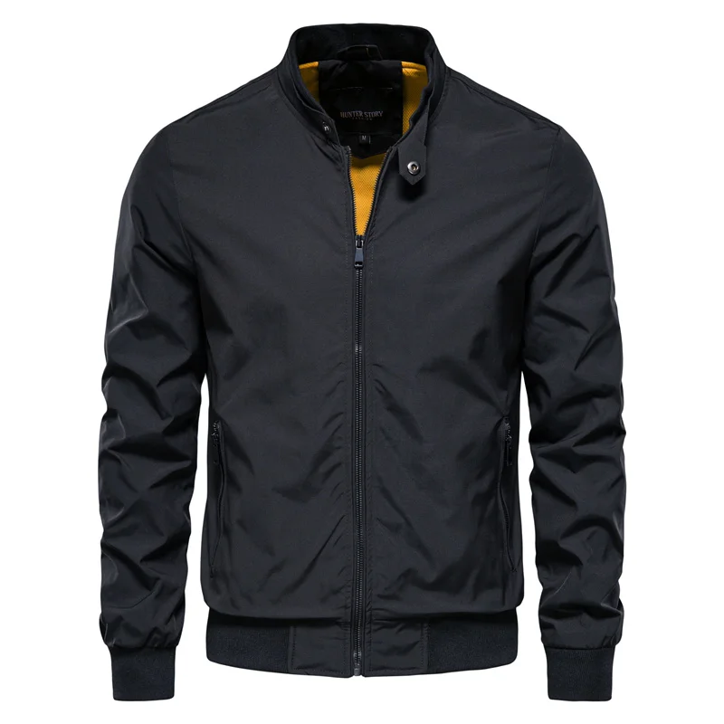 Niels | Men’s Stand-Up Collar Mid-Season Jacket for Effortless Style 0