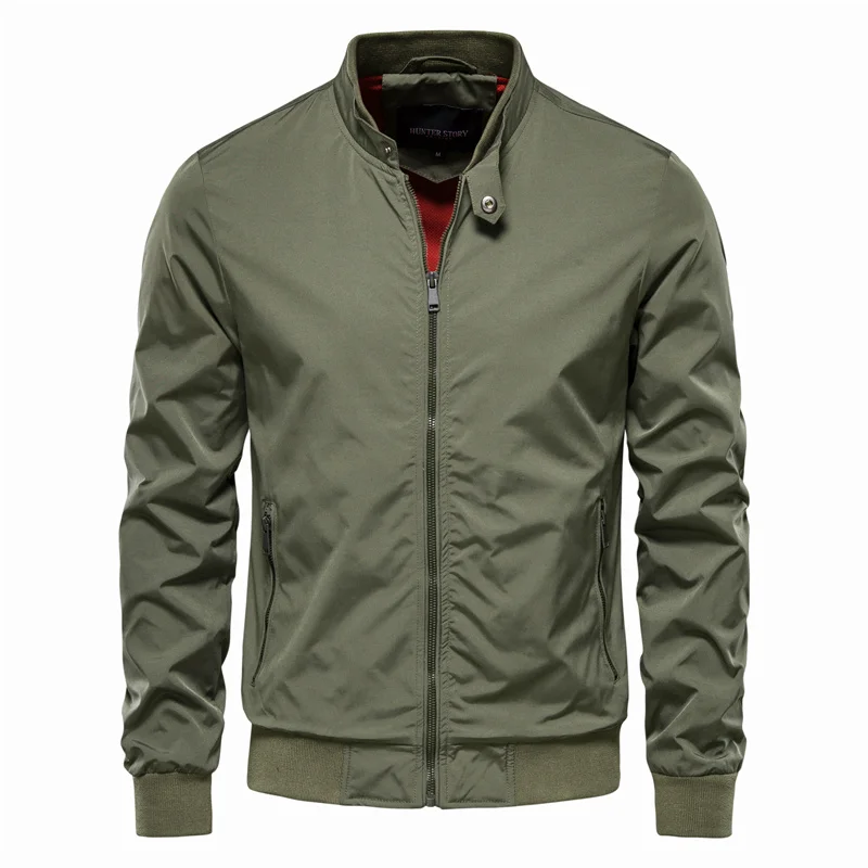 Niels | Men’s Stand-Up Collar Mid-Season Jacket for Effortless Style 1
